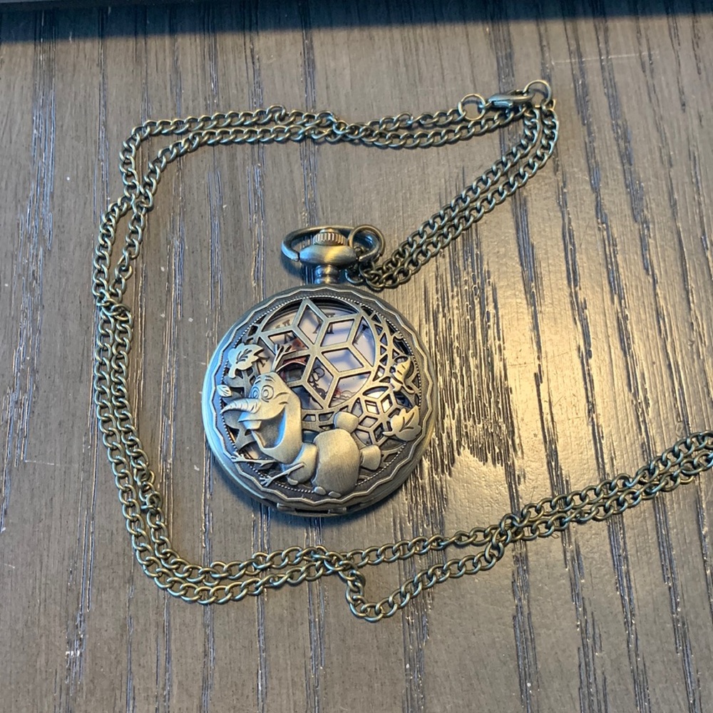 Frozen Olaf pocket watch